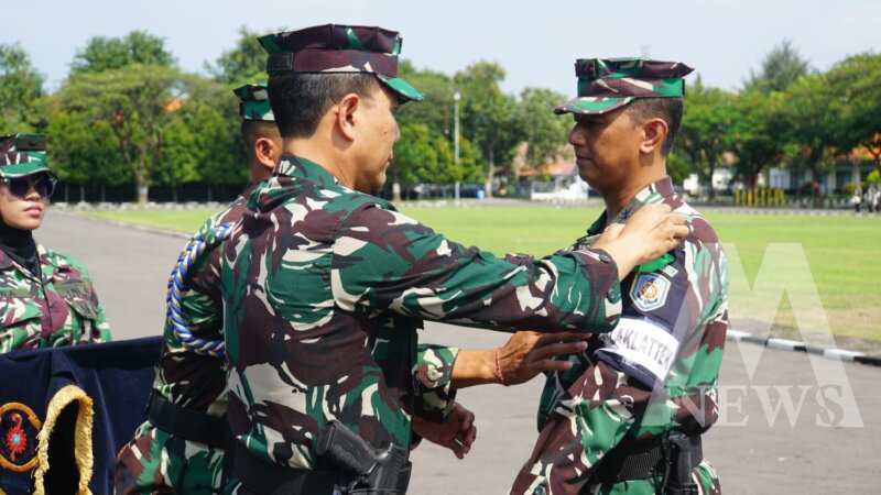 Wadan Kodiklatal Laksda TNI I Gung Putu Alit Jaya sambut satgas lattek pelayaran gabungan Wira Jala Yudha 23
