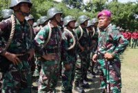 Dankodikmar Brigjen TNI Marinir Ahmad Fajar pimpin upacara pembukaan lattek Dikko Marinir