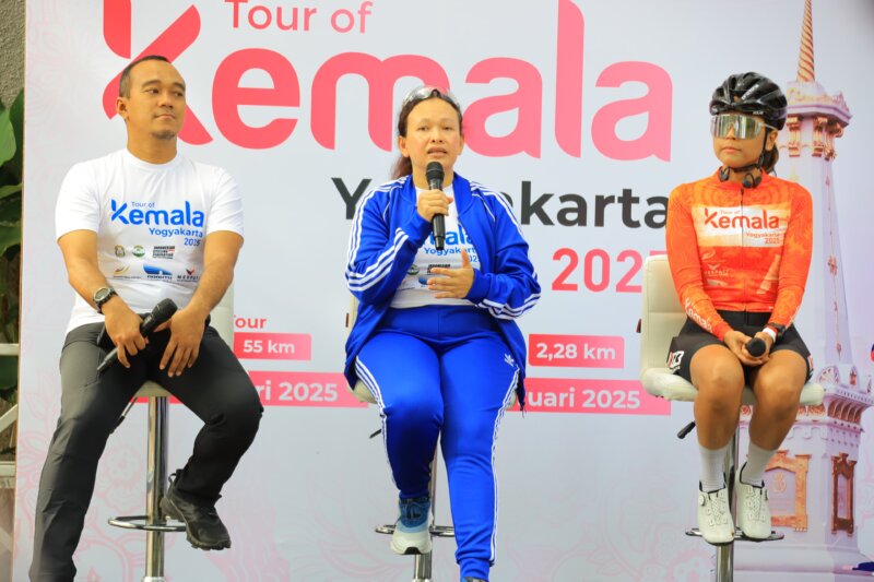 Arni Agung Setya selaku Ketua Koordinator Lapangan Tour Of Kemala Bhayangkari