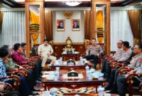 Kapolri Jenderal Pol Listyo Sigit Prabowo terima kunjungan Menteri Perumahan dan Kawasan Permukiman RI Maruarar Sirait