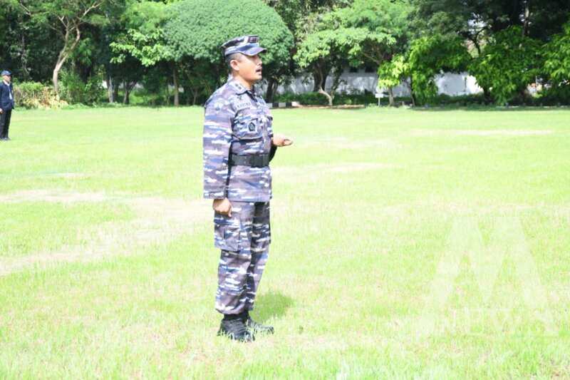 Komandan Sekolah Perwira Puslatdiksarmil Letkol Marinir Dr. Kartika Wijaya Setyawan