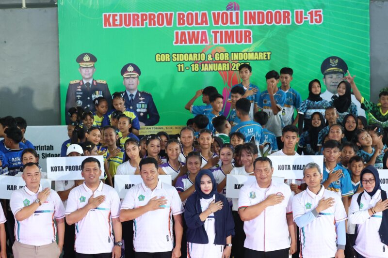 Forkopimda Sidoarjo buka Kejurprov Bola Voli U-15