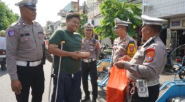 Satlantas Polres Probolinggo Kota gelar Jum'at Berkah