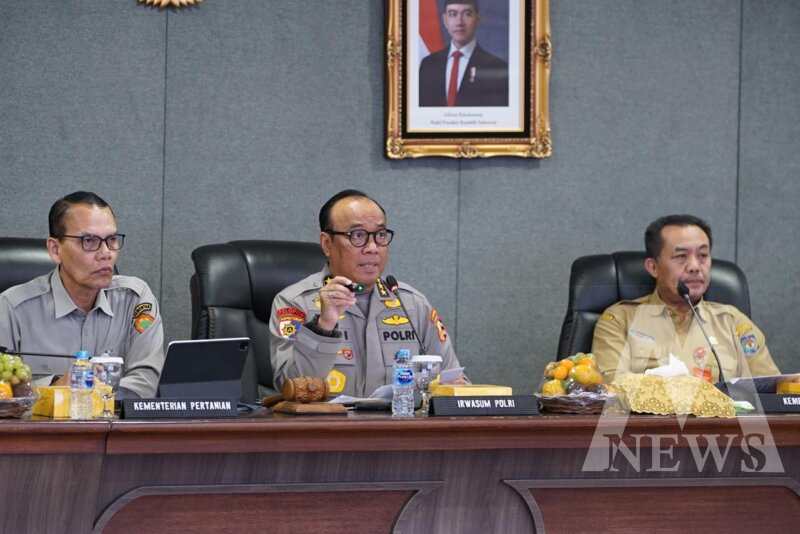 Polri bersama Kementan Gelar Rakor Swasembada Jagung