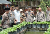 Polres Nganjuk kunjungan Ketahanan Pangan