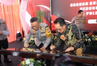 Kapolda Jatim Irjen Pol Drs. Imam Sugianto saat peresmian gedung baru