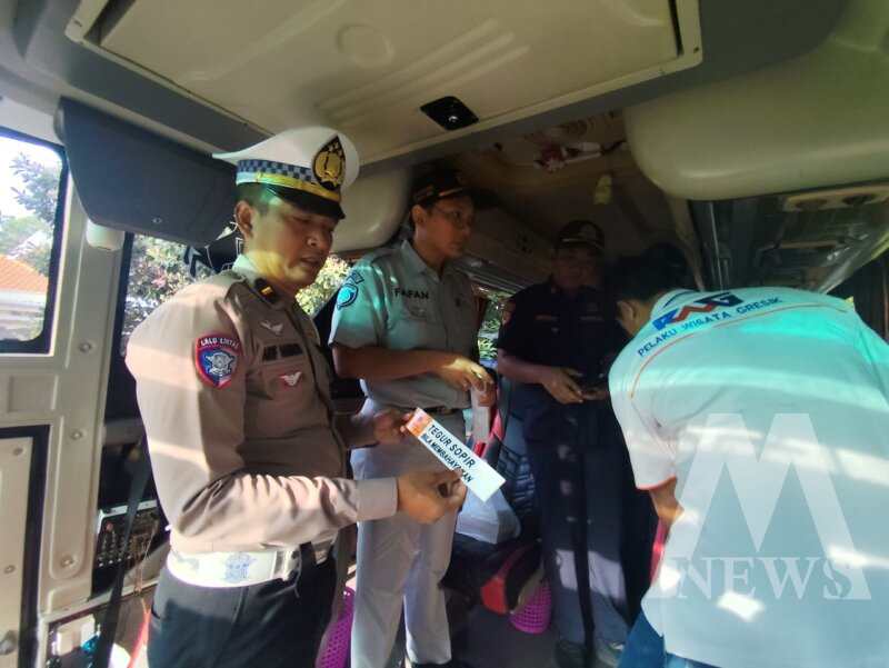 Satlantas Polres Gresik gelar rampcheck tingkatkan keselamatan