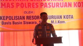 Kapolres Pasuruan Kota AKBP Davis Busin Siswara