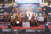 Turnamen Bola Voli Kejurprov di GOR Delta Sidoarjo