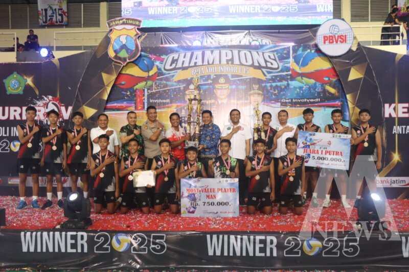 Turnamen Bola Voli Kejurprov di GOR Delta Sidoarjo