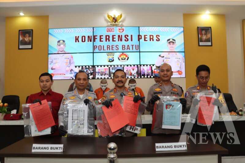 Polres Batu Tetapkan Tersangka Direktur PT Sakhindra Trans Cemerlang Wisata