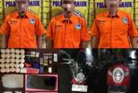 Polisi tangkap tersangka beserta barang buktinya