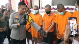 Polisi tangkap Gangster Casper beserta barang buktinya