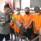 Polisi tangkap Gangster Casper beserta barang buktinya