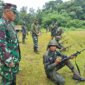 Irkodiklatal Brigjen TNI Marinir Hendro Suwito tinjau Lattek Siswa Dikmata TNI AL di Malang Selatan