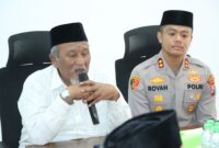 Kapolres Gresik AKBP Rovan Richard Mahenu kunjungan ke MUI Gresik