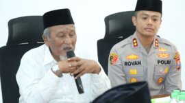 Kapolres Gresik AKBP Rovan Richard Mahenu kunjungan ke MUI Gresik