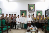 Kapolres Jombang AKBP Ardi Kurniawan silaturahmi ke ponpes Tebuireng