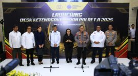 Kapolri Jenderal Pol Listyo Sigit Prabowo launching Desk Ketenagakerjaan