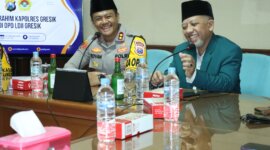 Kapolres Gresik AKBP Rovan Richard Mahenu silaturahmi tokoh agama