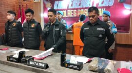 Polisi tangkap tersangka beserta barang buktinya