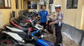 Satlantas Polres Situbondo amankan belasan motor
