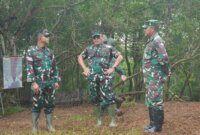 Dirdik Kodiklatal Brigjen TNI Marinir Fransisco Simanjorang tinjau Siswa Dikmata