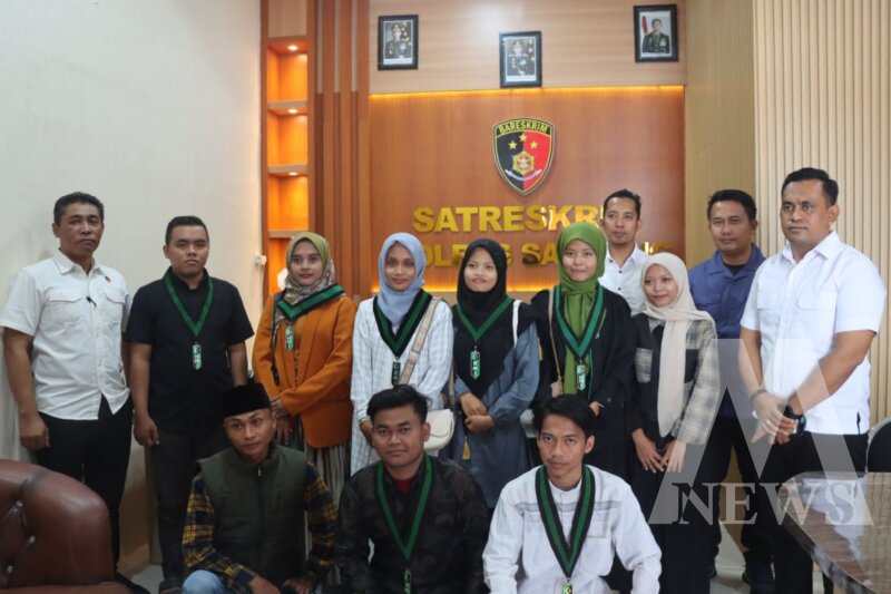 Pengurus Kohati kunjungan ke Polres Sampang