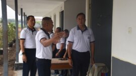 Dankodiklatal Letjen TNI Marinir Nur Alamsyah didampingi Wadan Kodiklatal cek sarpras