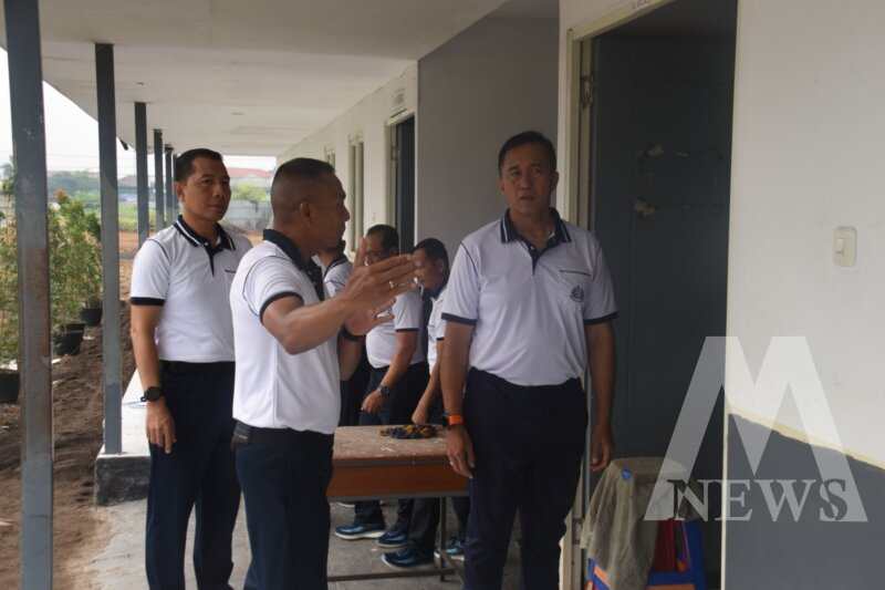 Dankodiklatal Letjen TNI Marinir Nur Alamsyah didampingi Wadan Kodiklatal cek sarpras