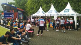 BRImo gelar olahraga dan kenalkan QRIS
