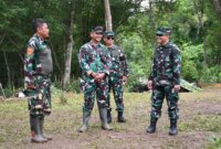Dirdok Kodiklatal Laksma TNI Oky Iskandar Zulkarnain tinjau lattek berganda