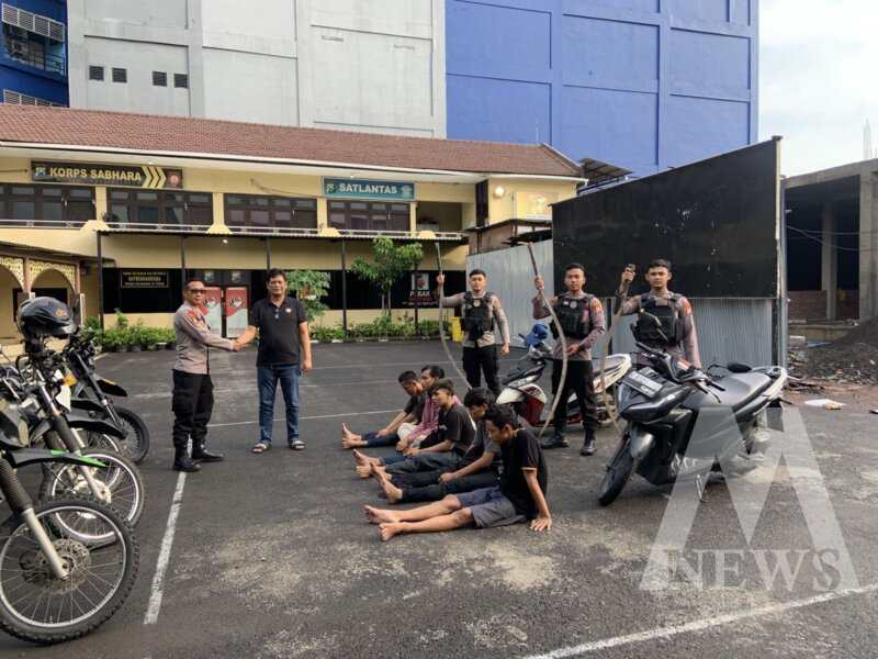 Polisi tangkap pelaku tawuran beserta barang buktinya