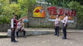 Polres Bondowoso patroli objek wisata saat libur panjang