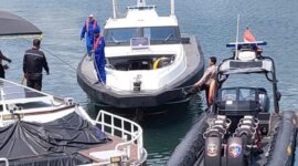 Ditpolairud Polda Jatim patroli di selat Bali