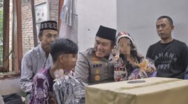 Kapolres Blitar AKBP Arif Fazlurrahman sambangi keluarga korban mutilasi