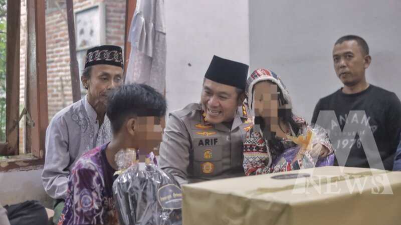 Kapolres Blitar AKBP Arif Fazlurrahman sambangi keluarga korban mutilasi