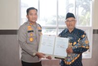 Kapolres Nganjuk AKBP Siswantoro MOU dengan Muhammadiyah
