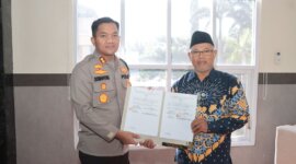 Kapolres Nganjuk AKBP Siswantoro MOU dengan Muhammadiyah