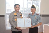 Kapolres Nganjuk AKBP Siswantoro MOU dengan Rutan Kelas IIB