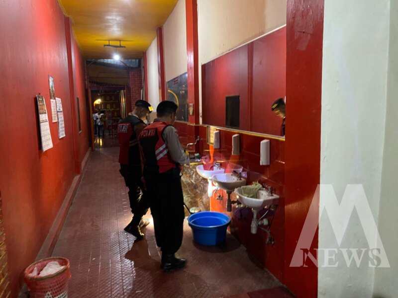 Polres Nganjuk sterilisasi Klenteng jelang perayaan Imlek