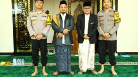Kapolres Gresik AKBP Rovan Richard Mahenu saat gelar Isra Mi'raj