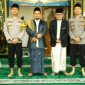 Kapolres Gresik AKBP Rovan Richard Mahenu saat gelar Isra Mi'raj