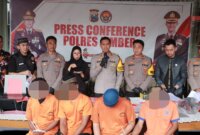 Polisi tangkap tersangka beserta barang buktinya