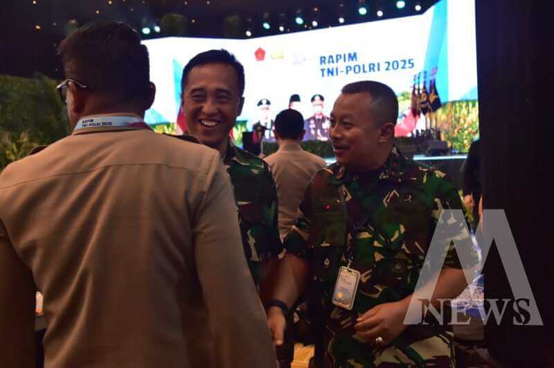 Dankodiklatal Letjen TNI Marinir Nur Alamsyah hadiri Rapim TNI Polri
