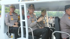 Kapolda Jatim Irjen Pol Drs. Imam Sugianto didampingi PJU