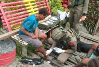 Satgas Operasi Damai Cartenz beri pelayanan kesehatan