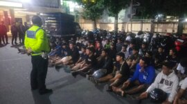 Polisi gelar razia dan amankan 40 motor balap liar