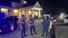 Polres Nganjuk patroli jelang dan pasca pembacaan putusan MK