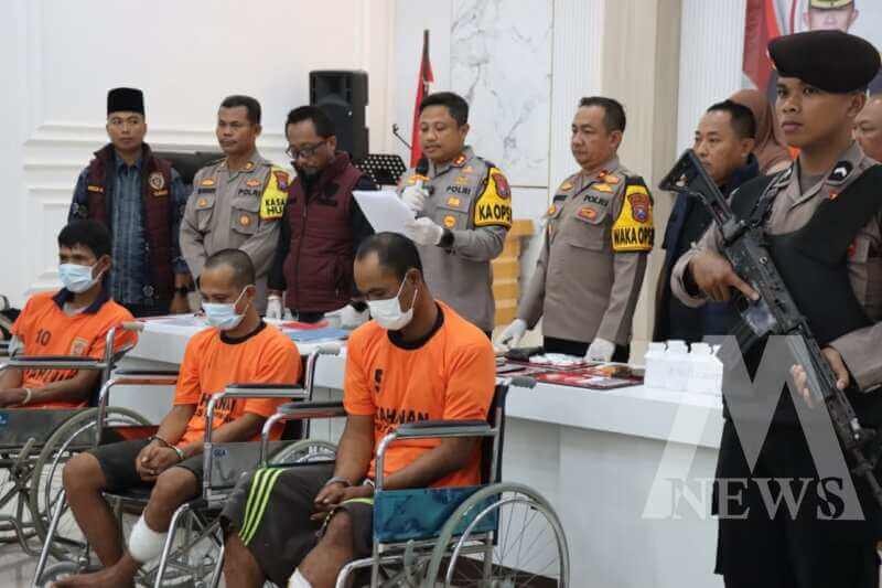 Polisi tangkap tersangka kasus Curanmor dan Narkoba beserta barang buktinya